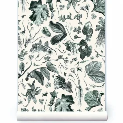 Art De La Maison<Boutiques de musées Papier peint intissé Herbier du roi - Vert - 270 x 53 cm - Maison Baluchon