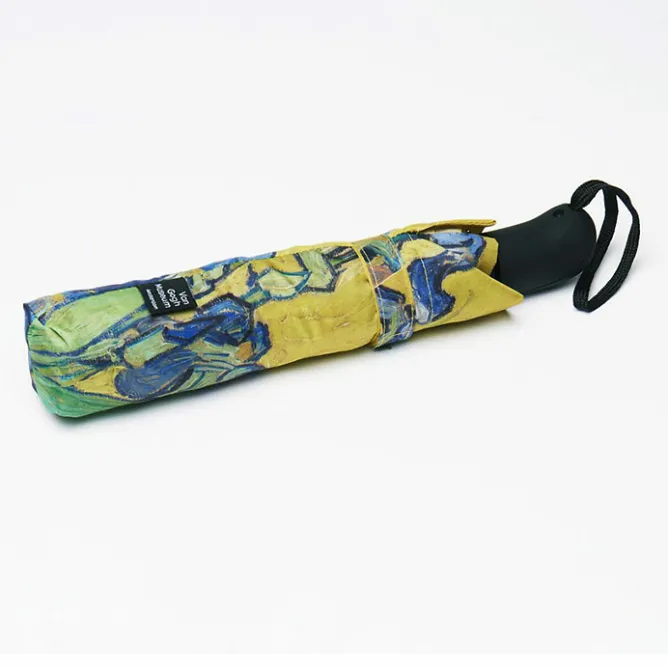 Boutiques de musées Parapluie pliable Vincent van Gogh - Les iris - Van Gogh Museum Amsterdam® Outlet