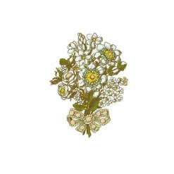 Accessoires<Boutiques de musées Patch brodé thermocollant Galerie des modes Bouquet - 15 x 20 cm