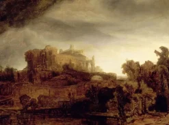 Boutiques de musées Paysage au château (panneaux aluminium) Discount
