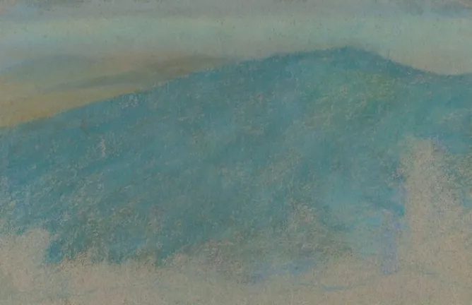 Panneaux Aluminium|Panneaux Acryliques<Boutiques de musées Paysage avec village sur la ligne d'horizon (panneaux aluminium)
