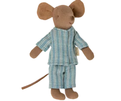 Boutiques de musées Peluche souris boîte d'allumettes - bleu Sale