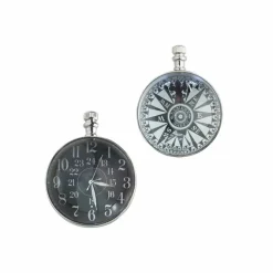 Art De La Maison<Boutiques de musées Pendule de voyage l'Œil du temps Nickel