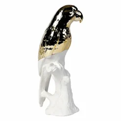 Art De La Maison<Boutiques de musées Perroquet blanc/doré en porcelaine - Pols Potten