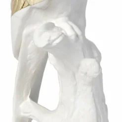 Art De La Maison<Boutiques de musées Perroquet blanc/doré en porcelaine - Pols Potten
