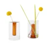 Design|Art De La Maison<Boutiques de musées Petit vase réversible Gris/orange - Block Design