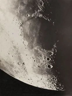 Boutiques de musées Photographie lunaire, Corne Nord, 27 mars 1890, Observatoire de Paris (panneaux aluminium) Sale