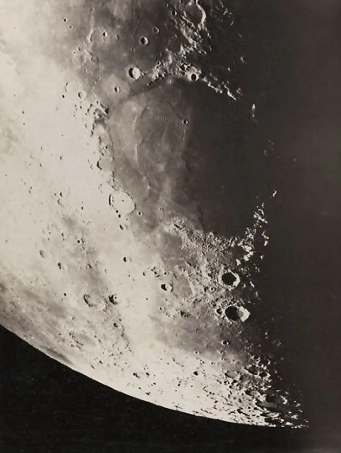 Boutiques de musées Photographie lunaire, Corne Nord, 27 mars 1890, Observatoire de Paris (panneaux aluminium) Sale