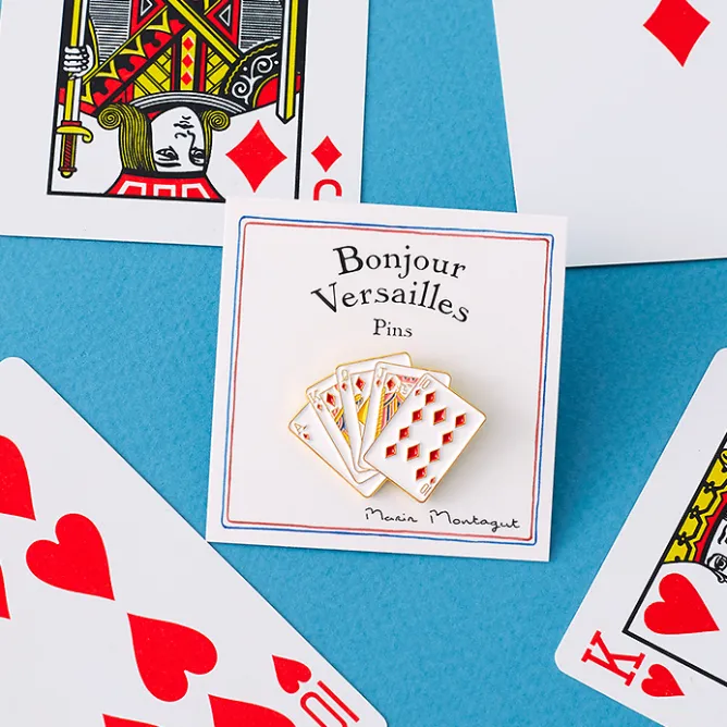 Boutiques de musées Pin's Bonjour Versailles Cartes Hot