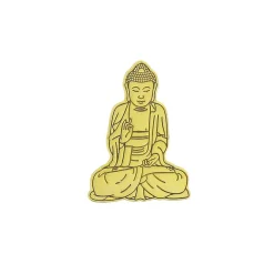 Boutiques de musées Pin's Bouddha enseignant Outlet