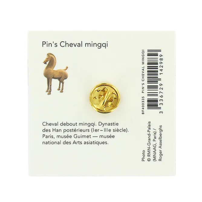 Boutiques de musées Pin's Cheval mingqi