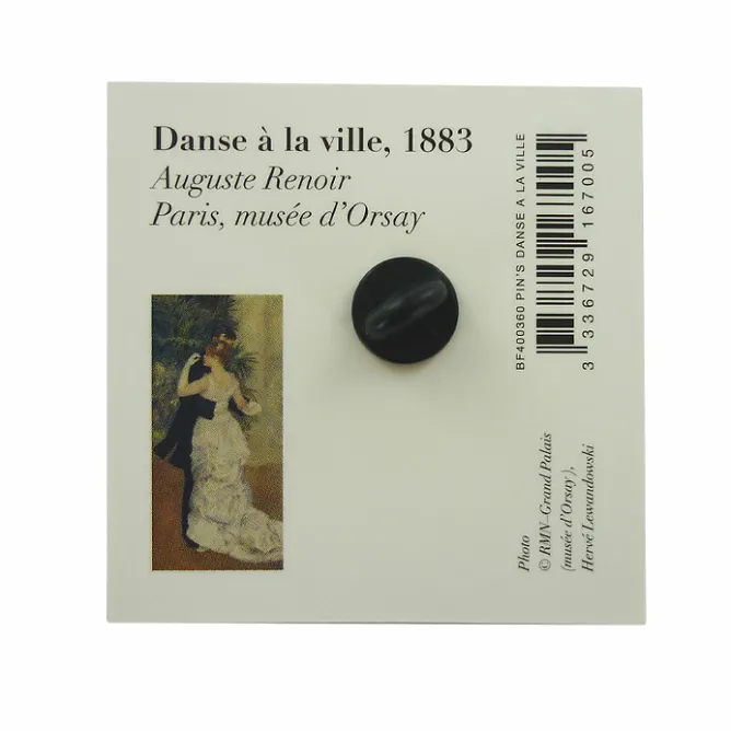 Pin'S<Boutiques de musées Pin's Danse à la ville - Pierre-Auguste Renoir