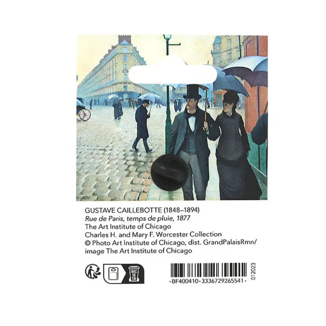 Boutiques de musées Pin's Parapluie - Gustave Caillebotte Discount