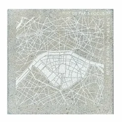 Design|Art De La Maison<Boutiques de musées Plaque de zinc Focus Paris 7e arrondissement - Toit de Paris - 12 x 12 cm