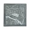 Design|Art De La Maison<Boutiques de musées Plaque de zinc Focus Paris 2e arrondissement - Toit de Paris - 12 x 12 cm