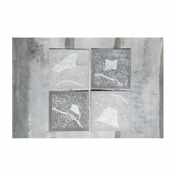 Design|Art De La Maison<Boutiques de musées Plaque de zinc Focus Paris 2e arrondissement - Toit de Paris - 12 x 12 cm
