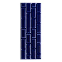 Boutiques de musées Plaque Grand Rivoli grès émaillé - 25 x 9 cm - Bleu Sèvres - Déjà-vu Hot