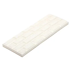 Design|Art De La Maison<Boutiques de musées Plaque Grand Rivoli grès émaillé - 25 x 9 cm - Blanc Meudon - Déjà-vu