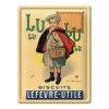 Art De La Maison<Boutiques de musées Plaque métal Petit écolier 21 x 15 cm - Biscuits LU