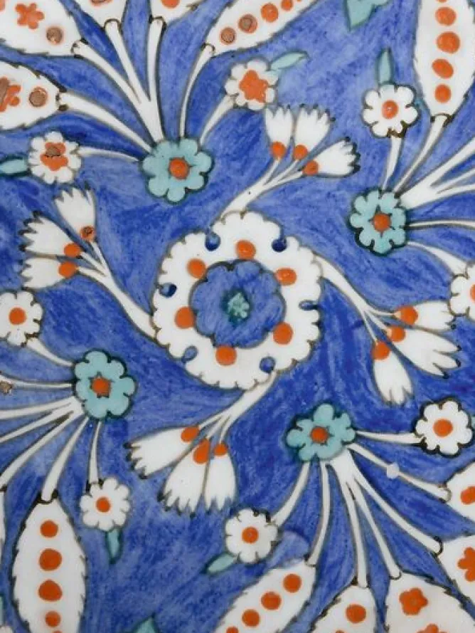 Toiles Encadrées|Toiles Sur Châssis<Boutiques de musées Plat creux à fond bleu (toiles encadrées)