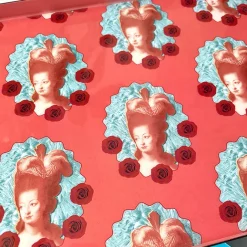 Design|Art De La Maison<Boutiques de musées Plateau rectangulaire Marie-Antoinette Pop Corail - 20 x 40 cm