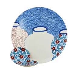 Art De La Table<Boutiques de musées Plateau rond 3 jarres - ⌀31 cm