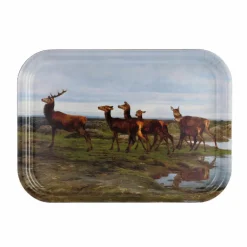 Boutiques de musées Plateau Rosa Bonheur - Une famille de cerfs Discount