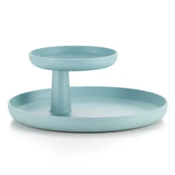 Design|Art De La Maison<Boutiques de musées Plateau à étages Rotary tray Jasper Morrison - Gris bleuté - Vitra