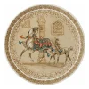 Boutiques de musées Plat à gâteaux - Chevaux du vent Ø30 cm - Faïencerie de Gien