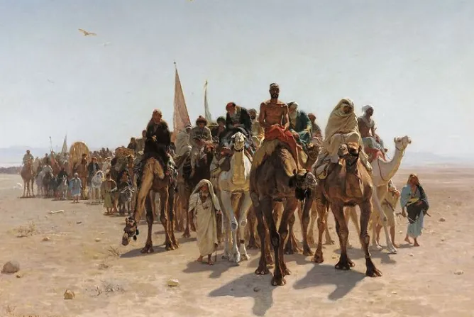 Boutiques de musées Pèlerins allant à La Mecque (toiles encadrées) Best