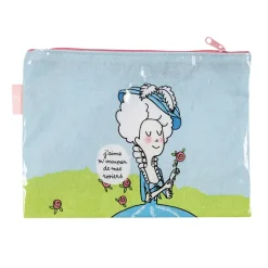 Trousses, Pochettes|Habits Et Accessoires<Boutiques de musées Pochette Marie-Antoinette J'aime m'occuper de mes rosiers