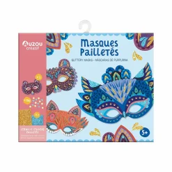 Loisirs Créatifs<Boutiques de musées Pochette 3 masques pailletés