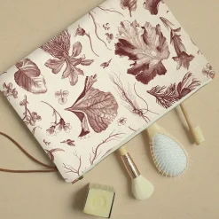 Trousses, Pochettes<Boutiques de musées Pochette rouge Herbier du roi - Maison Baluchon