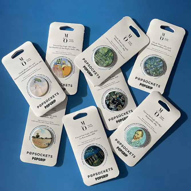 Boutiques de musées Poignée/support pour téléphone Claude Monet - Coquelicots - PopSockets Outlet