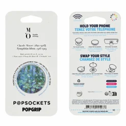 High-Tech<Boutiques de musées Poignée/support pour téléphone Claude Monet - Nymphéas bleus - PopSockets