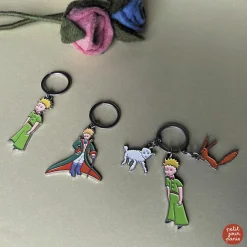Habits Et Accessoires<Boutiques de musées Porte-clés Le Petit Prince en tenue de gala