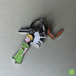 Habits Et Accessoires<Boutiques de musées Porte-clés Le Petit Prince Mouton et renard