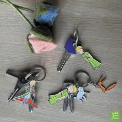 Habits Et Accessoires<Boutiques de musées Porte-clés Le Petit Prince Mouton et renard
