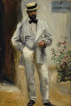 Toiles Encadrées|Toiles Sur Châssis<Boutiques de musées Portrait de Charles Le Coeur (1830-1906), architecte, frère du peintre Jules Le Coeur, ami de Renoir (toiles encadrées)