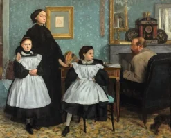 Boutiques de musées Portrait de famille, dit aussi La Famille Bellelli (toiles encadrées) Discount