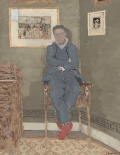 Boutiques de musées Portrait de Félix Vallotton, dans son atelier (panneaux aluminium) Outlet