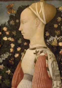 Toiles Sur Châssis|Toiles Sans Cadre<Boutiques de musées Portrait de Ginevra d'Este dit aussi Portrait de Marguerite de Gonzague (toiles sur châssis)