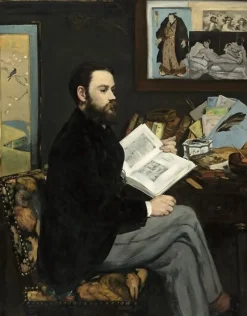 Boutiques de musées Portrait de M. Émile Zola (détail) (panneaux aluminium) Discount