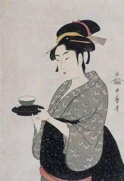 Boutiques de musées Portrait de Naniwaya Okita (toiles sur châssis) Hot