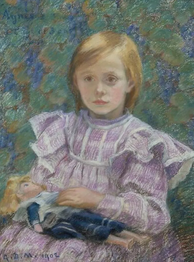 Panneaux Acryliques|Affiches D'Art<Boutiques de musées Portrait de sa fille Agnès à trois ans (panneaux acryliques)