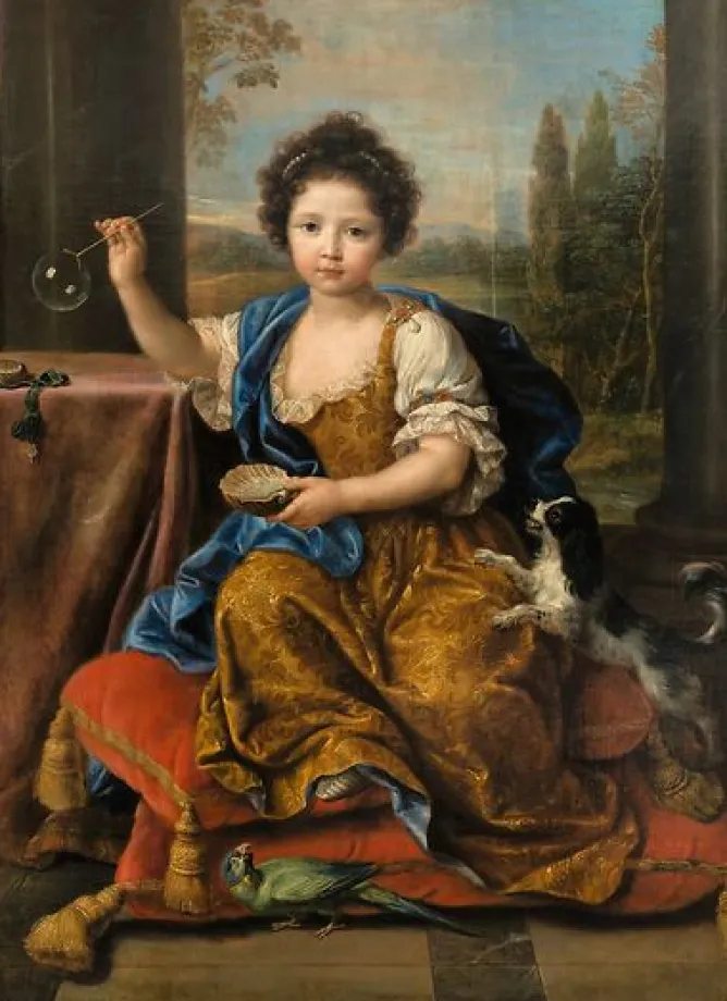 Toiles Sur Châssis|Affiches D'Art<Boutiques de musées Portrait présumé de Louise Marie-Anne de Bourbon, Mademoiselle de Tours (toiles sur châssis)