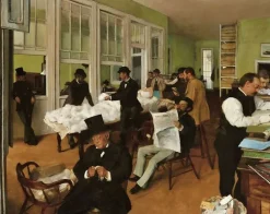 Toiles Encadrées|Panneaux Acryliques<Boutiques de musées Portraits dans un bureau (Nouvelle-Orléans) [dit aussi Un bureau de coton à La Nouvelle-Orléans] (détail), (toiles encadrées)