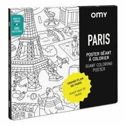 Boutiques de musées Poster géant à colorier - Paris