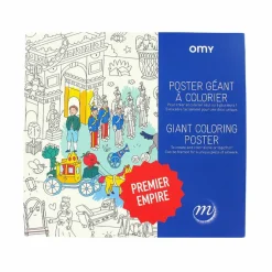 Boutiques de musées Poster géant à colorier Premier Empire - OMY Hot