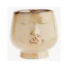 Boutiques de musées Pot de fleurs Visage Beige / brun New